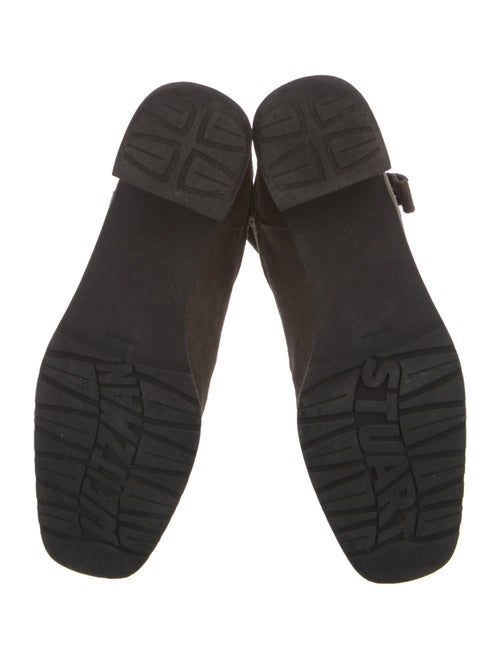 Stuart Weitzman Suede Moto Boots