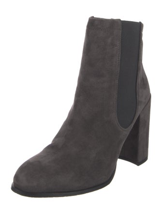 Stuart Weitzman Suede Chelsea Boots