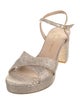 Stuart Weitzman Glitter Espadrilles