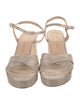 Stuart Weitzman Glitter Espadrilles