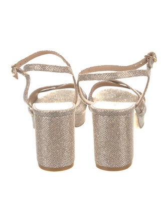 Stuart Weitzman Glitter Espadrilles