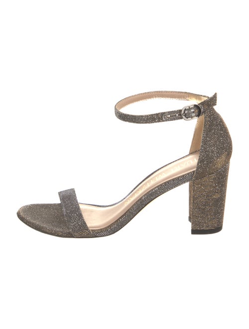 Stuart Weitzman Glitter Glitter Accents Sandals