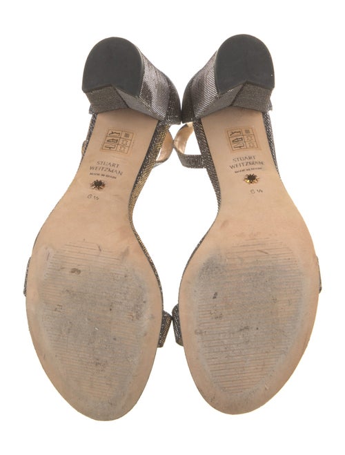 Stuart Weitzman Glitter Glitter Accents Sandals