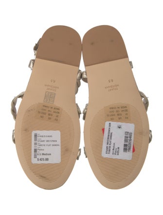 Stuart Weitzman Leather Slides