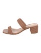 Stuart Weitzman Leather Slides