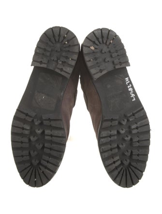 Stuart Weitzman Suede Moto Boots