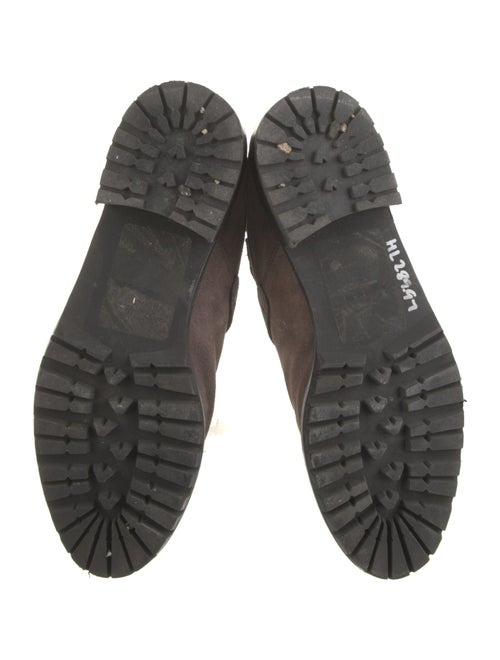 Stuart Weitzman Suede Moto Boots