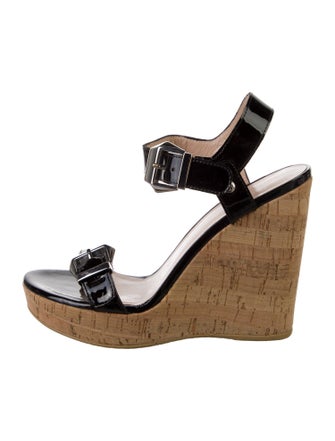 Stuart Weitzman Patent Leather Sandals