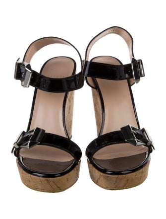 Stuart Weitzman Patent Leather Sandals