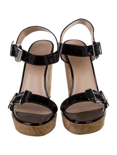 Stuart Weitzman Patent Leather Sandals