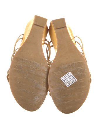 Stuart Weitzman Patent Leather Slides