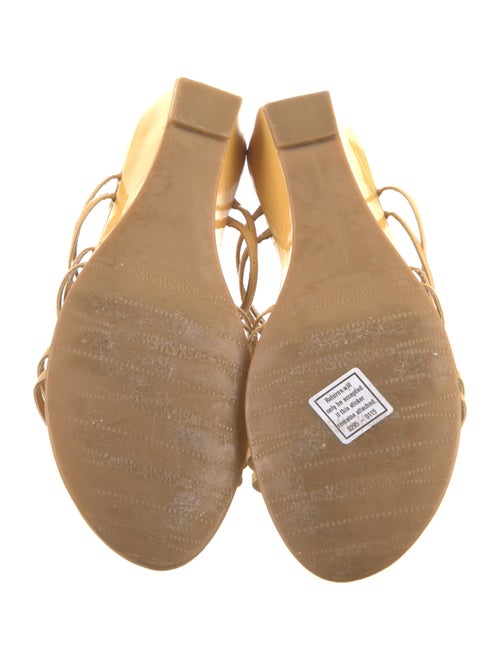 Stuart Weitzman Patent Leather Slides