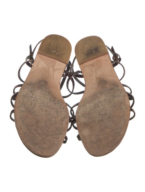 Stuart Weitzman Patent Leather Slingback Sandals