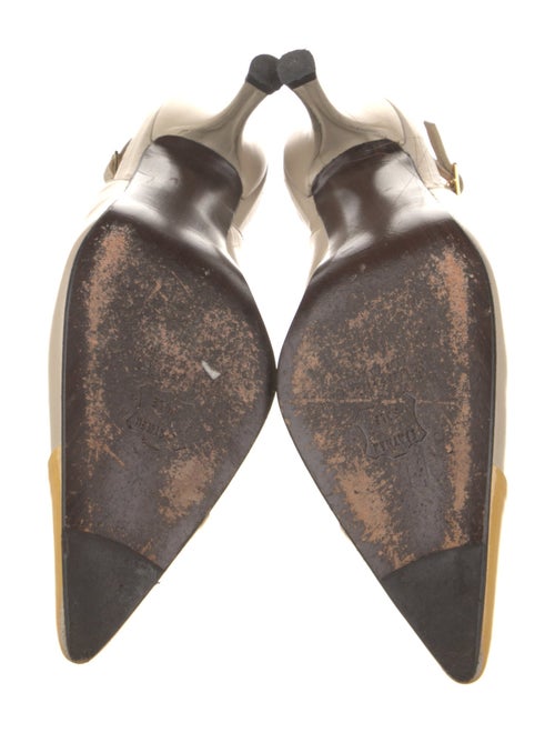 Stuart Weitzman Leather Slingback Pumps