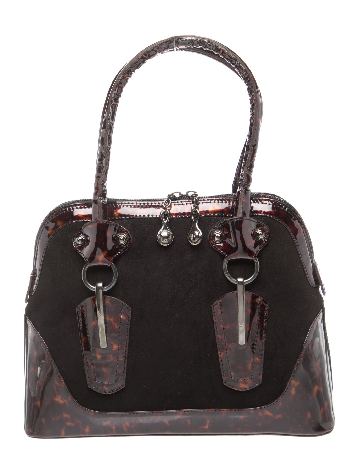 Stuart Weitzman Suede Top Handle Bag