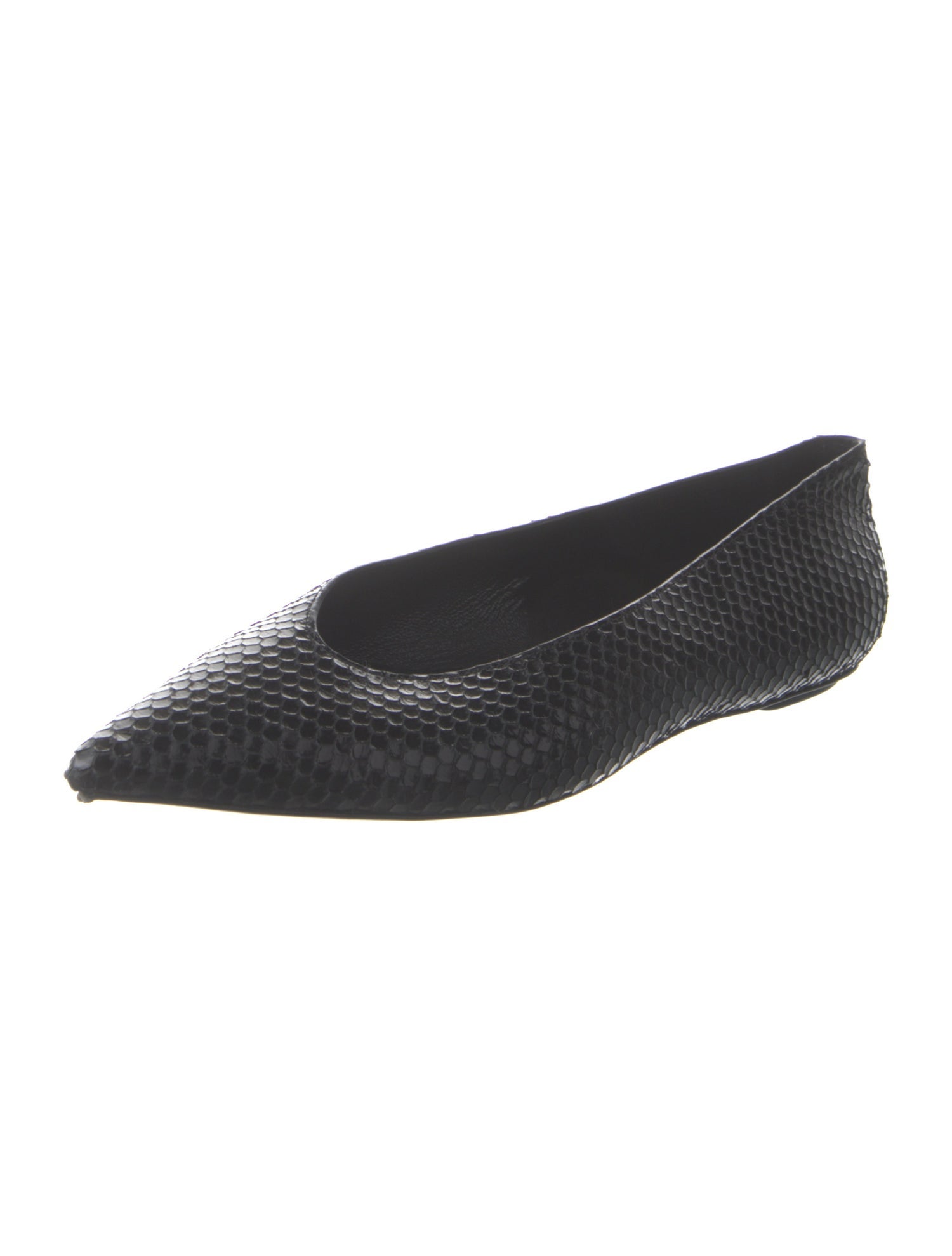 Stuart Weitzman Snakeskin Flats