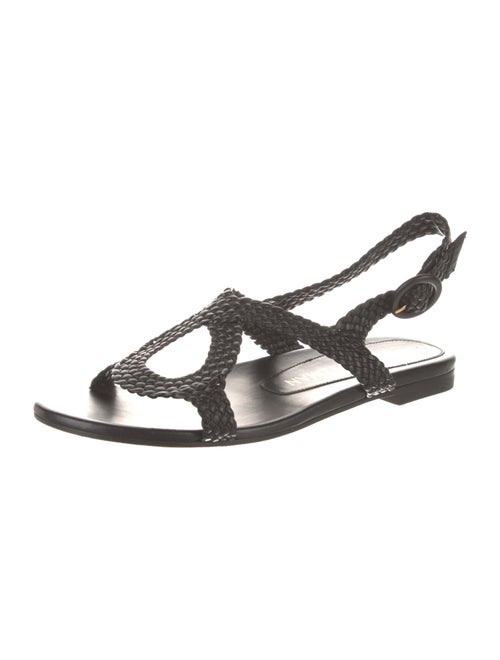 Stuart Weitzman Leather Slingback Sandals