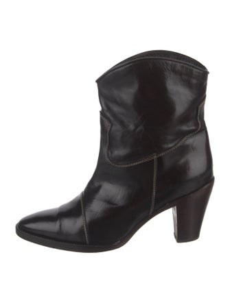 Stuart Weitzman Leather Western Boots