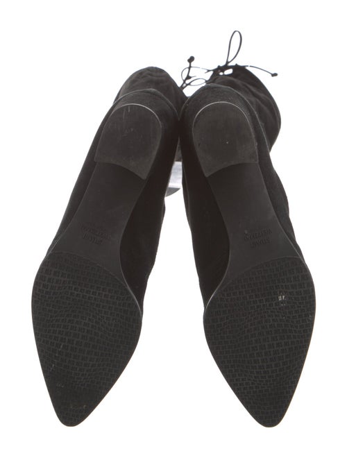 Stuart Weitzman Suede Lace-Up Boots