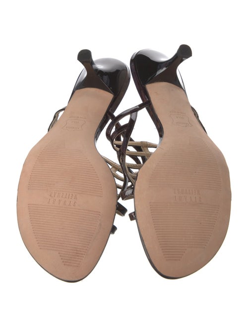 Stuart Weitzman Patent Leather Slides