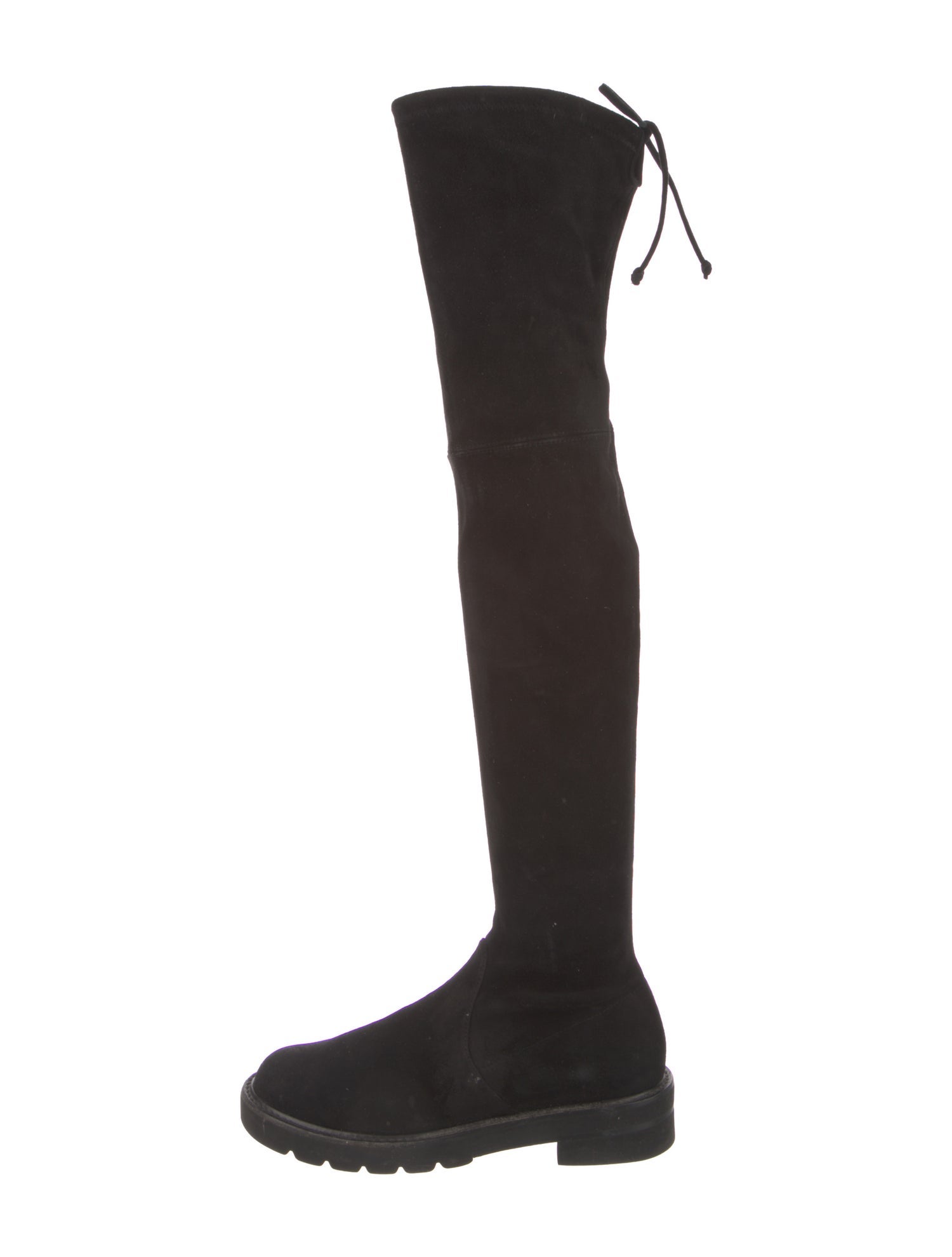 Stuart Weitzman Suede Lace-Up Boots