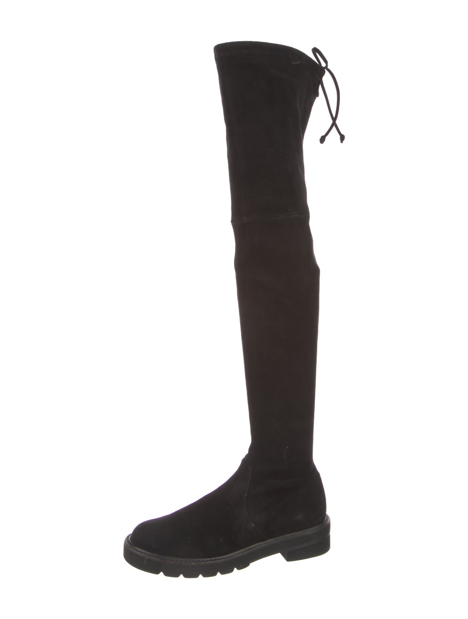 Stuart Weitzman Suede Lace-Up Boots