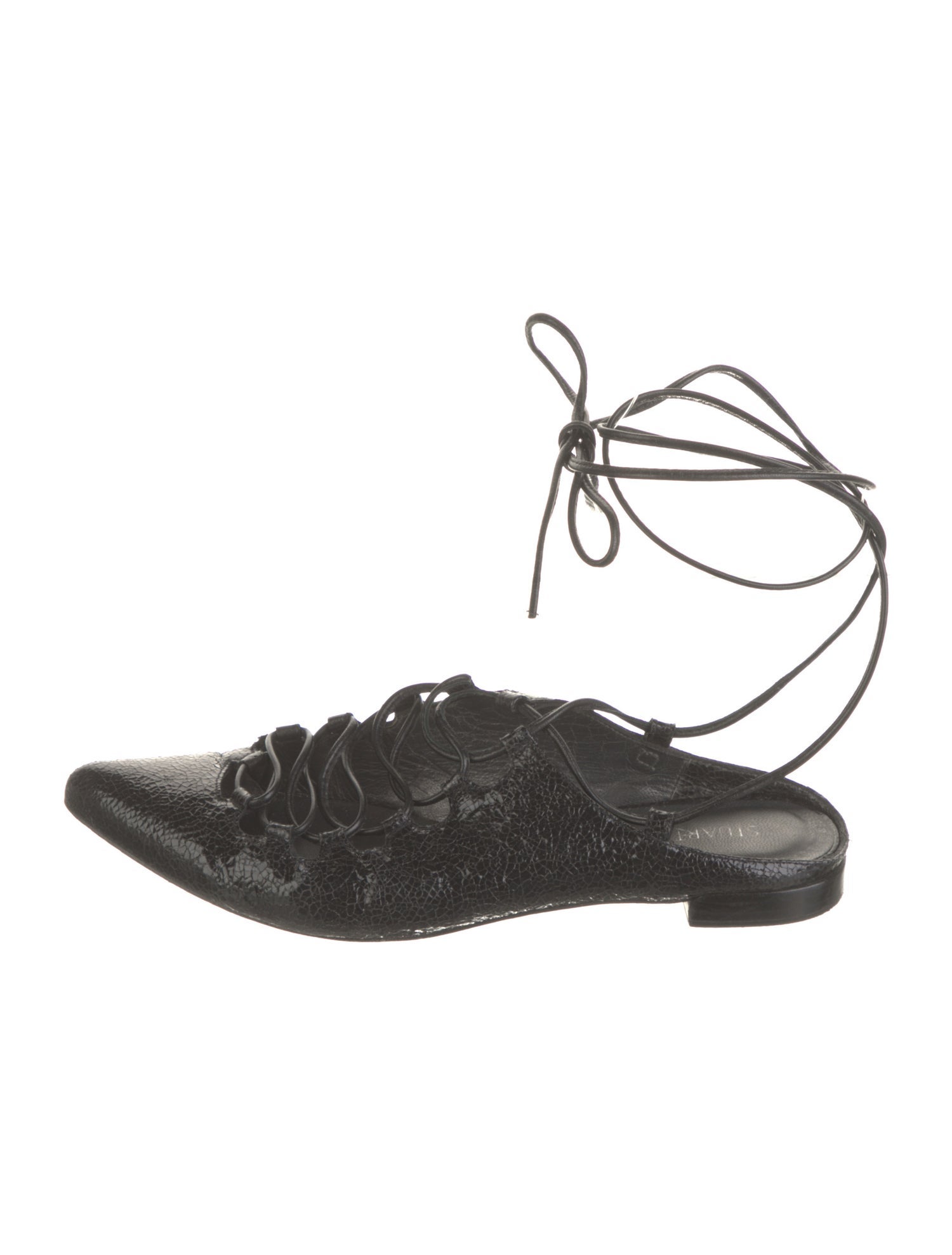 Stuart Weitzman Patent Leather Ballet Flats