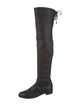 Stuart Weitzman Leather Lace-Up Boots