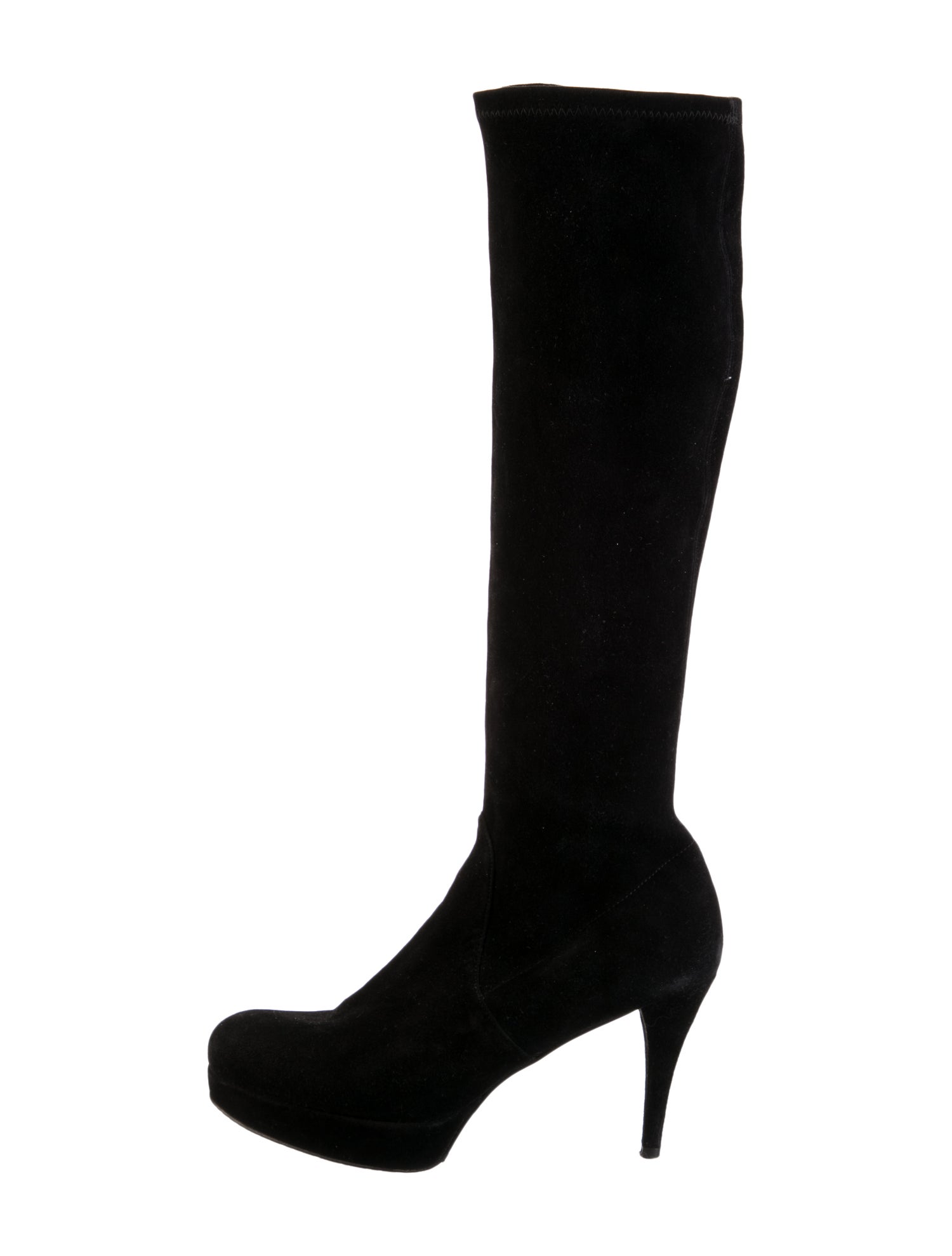 Stuart Weitzman Suede Sock Boots