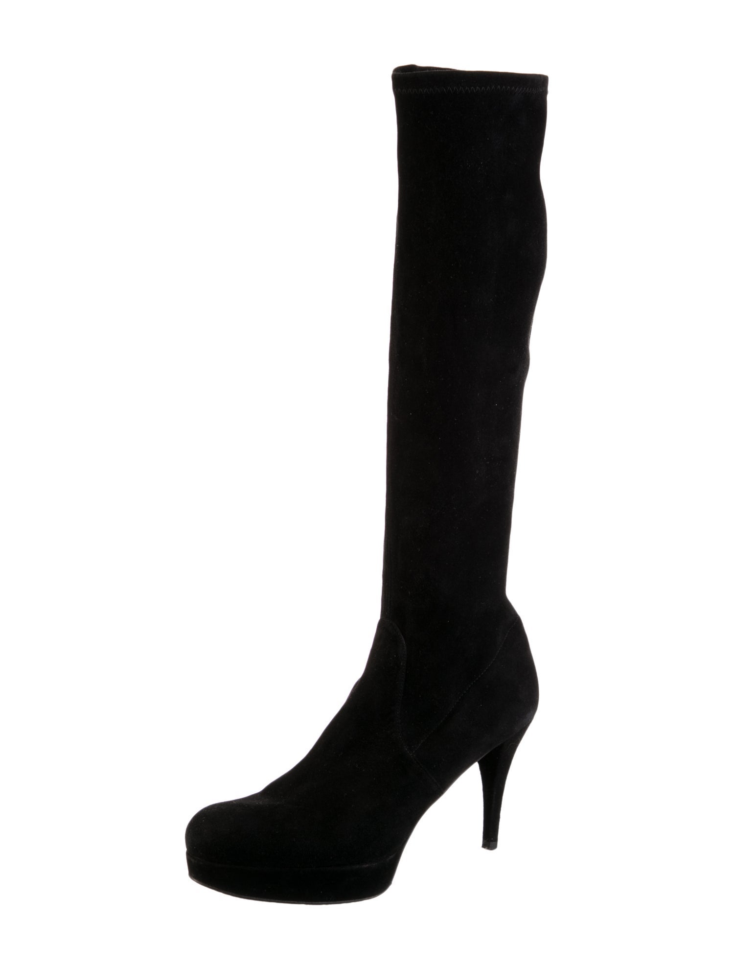 Stuart Weitzman Suede Sock Boots