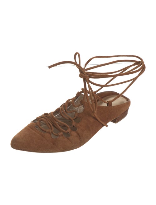 Stuart Weitzman Suede Flats