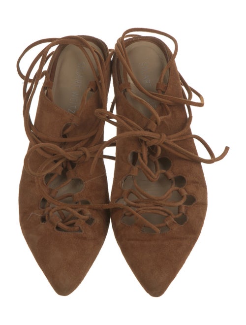 Stuart Weitzman Suede Flats