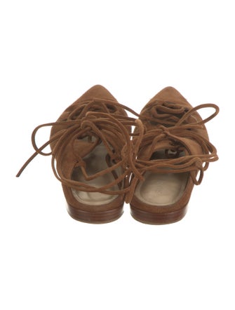 Stuart Weitzman Suede Flats