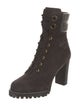 Stuart Weitzman Suede Combat Boots