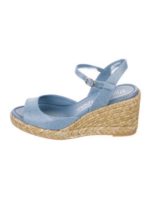 Stuart Weitzman Denim Espadrilles