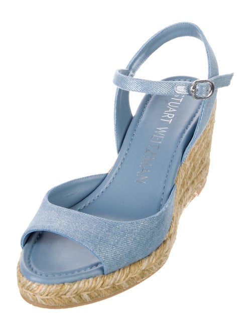 Stuart Weitzman Denim Espadrilles