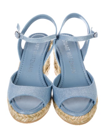 Stuart Weitzman Denim Espadrilles