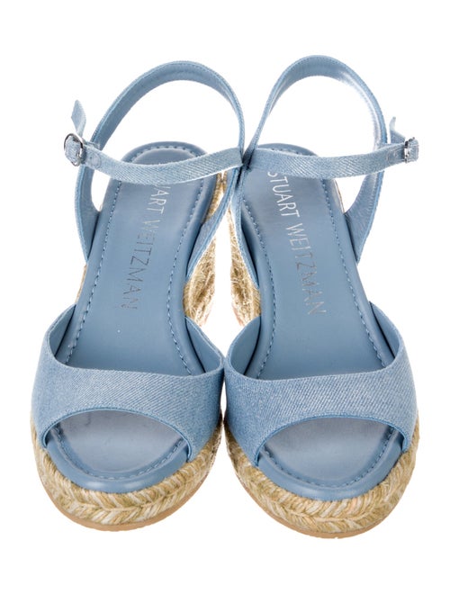 Stuart Weitzman Denim Espadrilles
