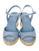 Stuart Weitzman Denim Espadrilles