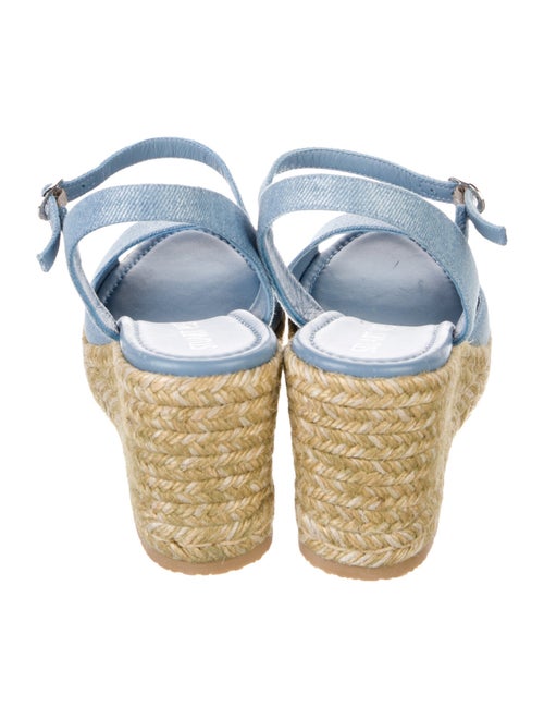 Stuart Weitzman Denim Espadrilles