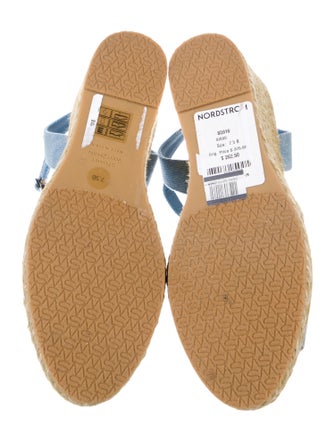 Stuart Weitzman Denim Espadrilles