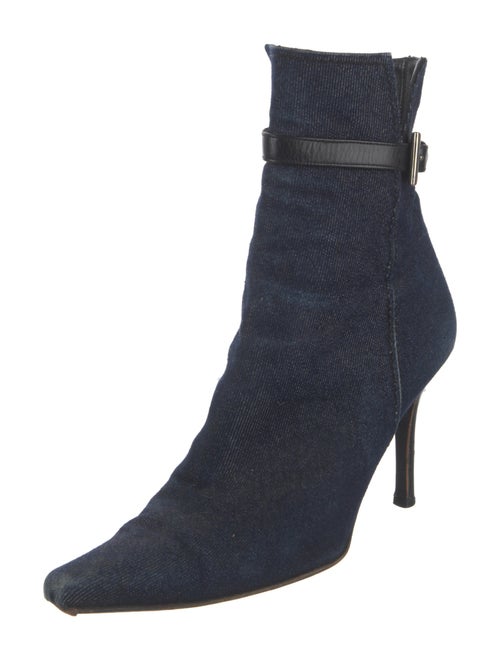 Stuart Weitzman Denim Sock Boots