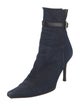 Stuart Weitzman Denim Sock Boots