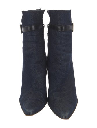 Stuart Weitzman Denim Sock Boots