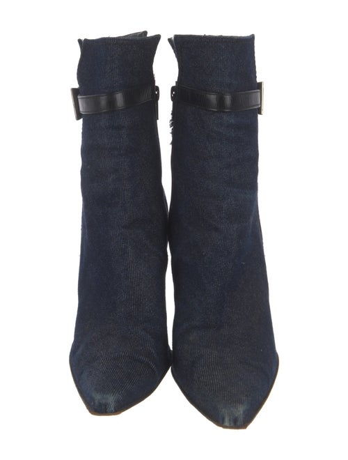 Stuart Weitzman Denim Sock Boots