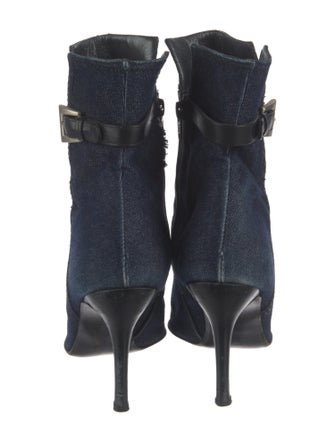 Stuart Weitzman Denim Sock Boots