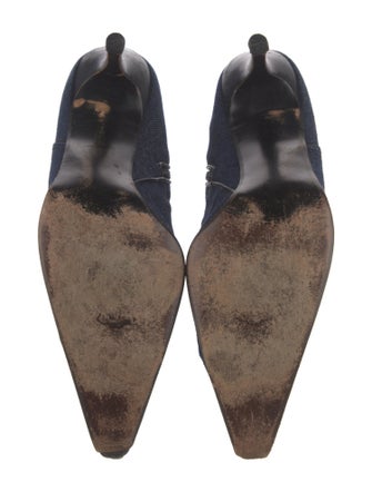 Stuart Weitzman Denim Sock Boots