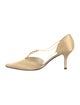 Stuart Weitzman Chain-Link Accents T-Strap Pumps