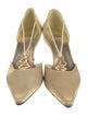 Stuart Weitzman Chain-Link Accents T-Strap Pumps