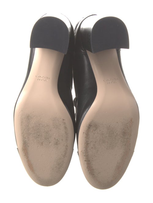 Stuart Weitzman Leather Lace-Up Boots